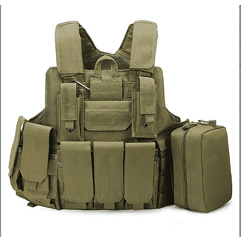 Tactical bulletproof vest army green