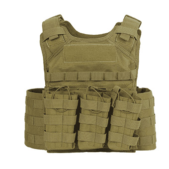 Khaki tactical bulletproof vest