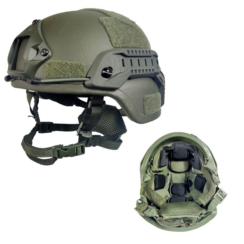 Mich bulletproof helmet made of aramid or PE material