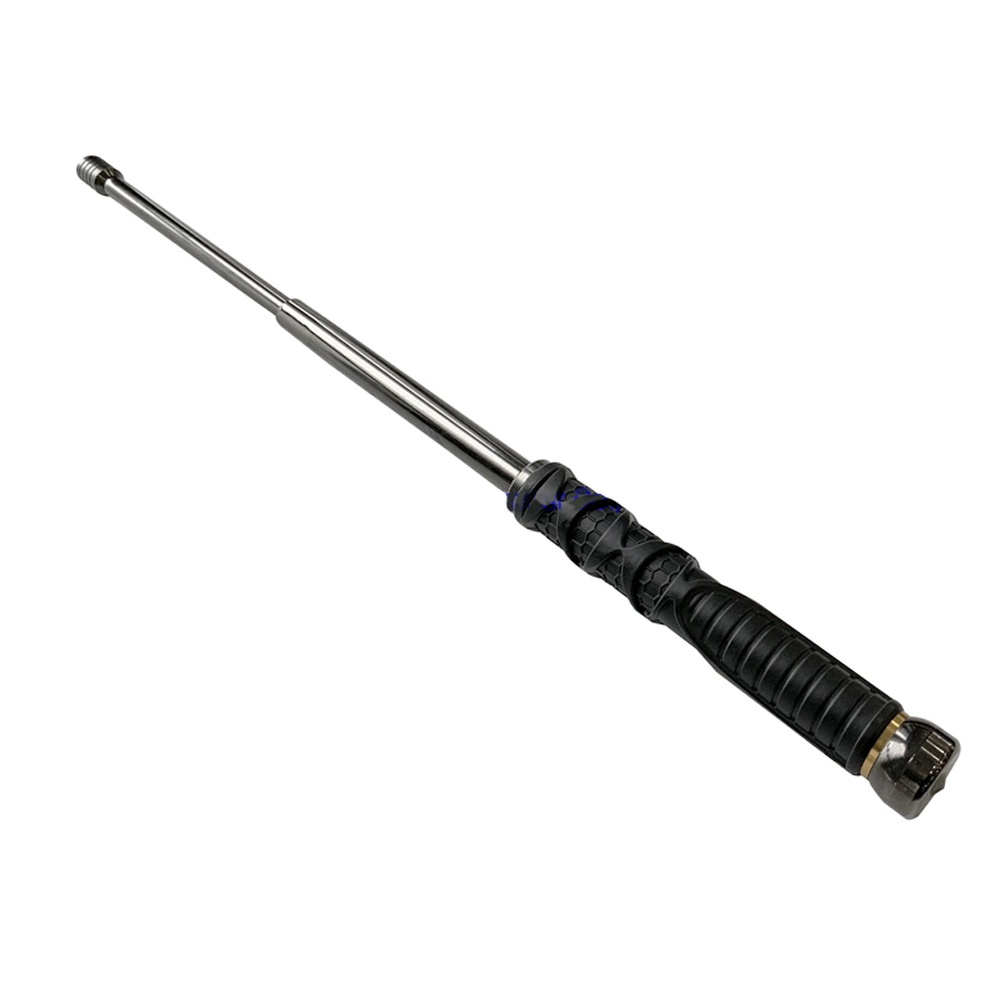 Police Self Defense Steel Expandable Baton with Rubber Handle