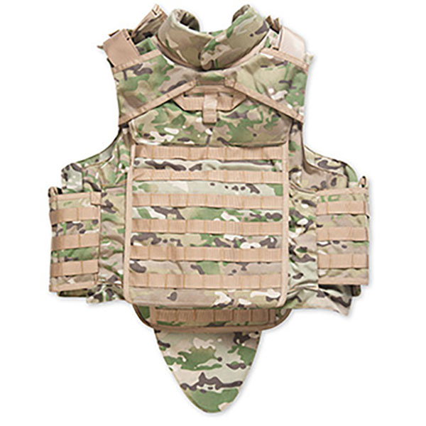 Camouflage full protection quick release bulletproof vest