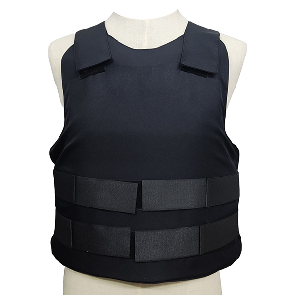 Police black IIIA bulletproof vest