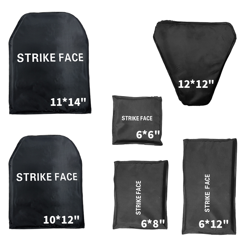 Soft Bulletproof Plates NIJ Level IIIA 3A 0101.06 6x8 10x12 11x14 UHMWPE Vest Insert Backpack Ballis